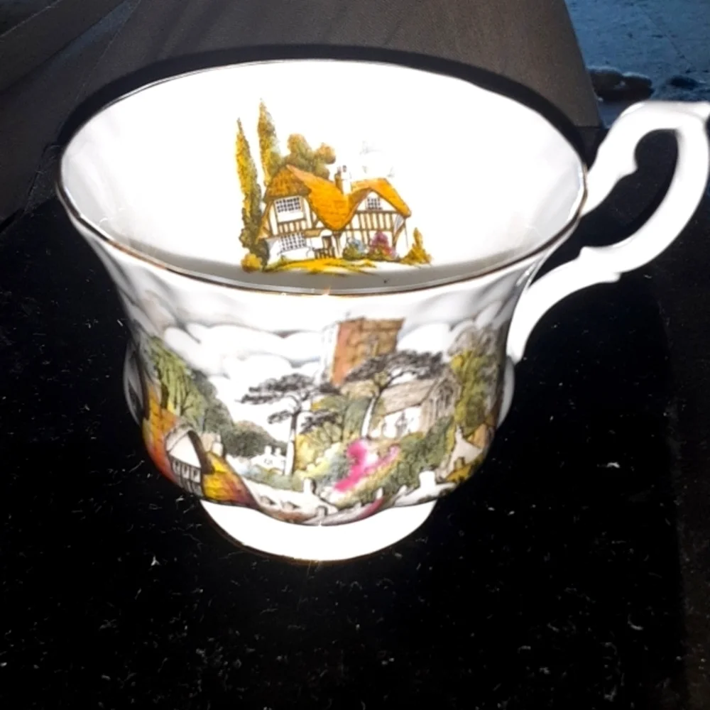 Scenic Teacup and Saucer Set